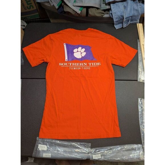 Southern Tide Auburn Orange T-shirt Men's 2X - Picture 4 of 5